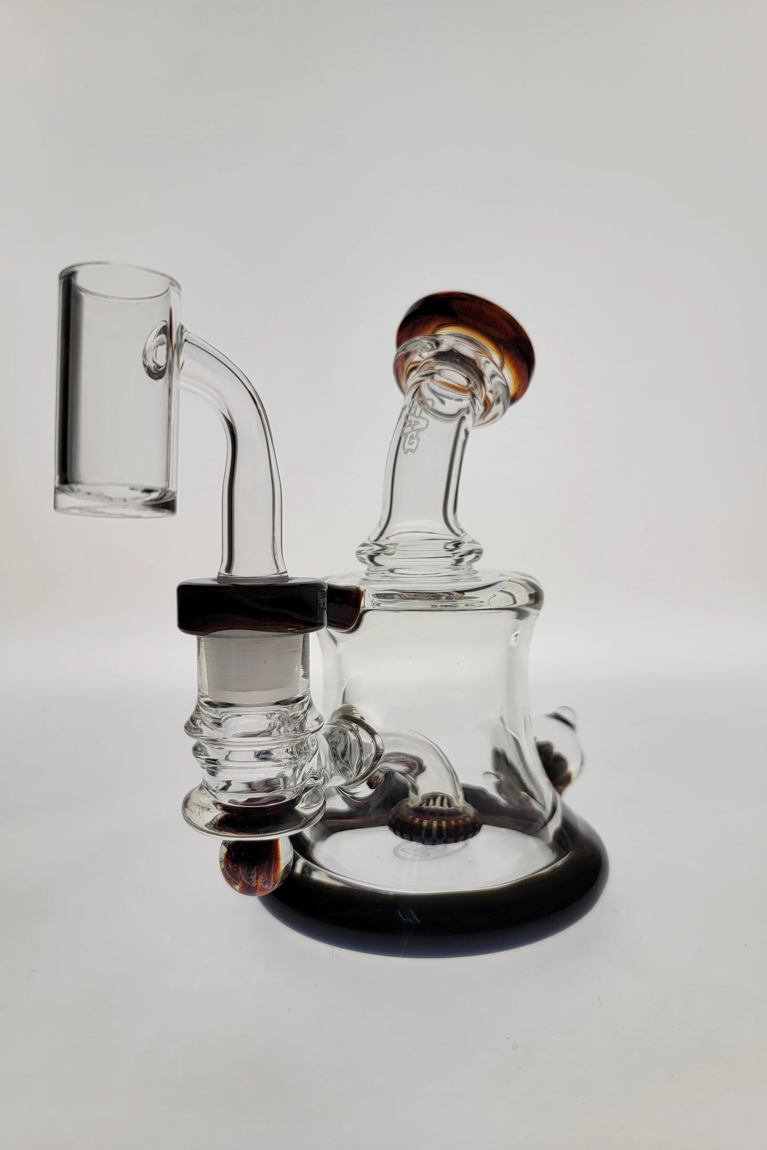 TAG - 5" Super Slit UFO Banger Hanger Dab Rig 60x5MM (14MM Female) - Image 17