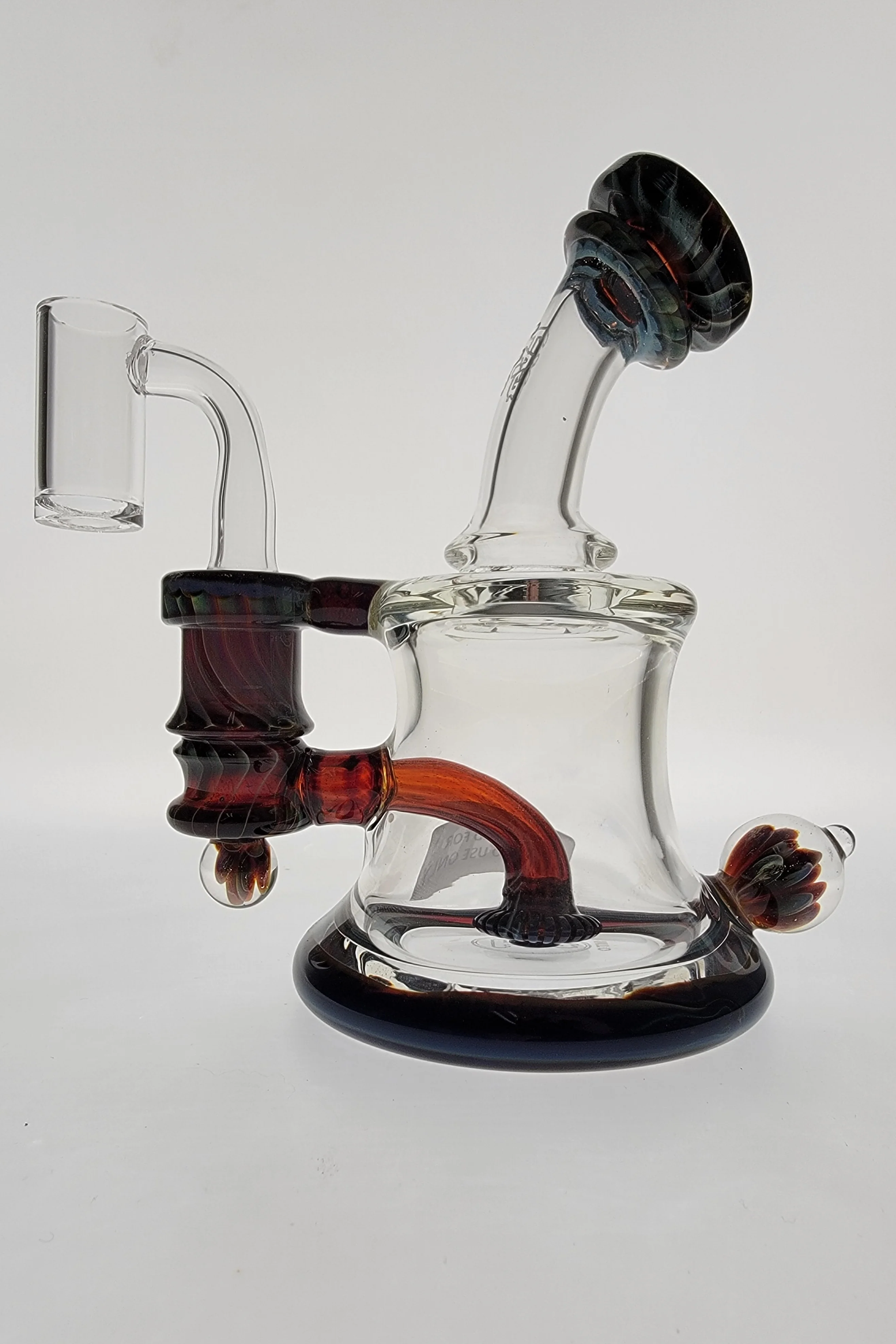 TAG - 5" Super Slit UFO Banger Hanger Dab Rig 60x5MM (14MM Female) - Image 19
