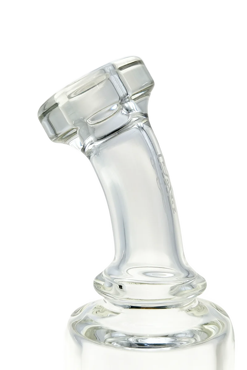 *CLEARANCE* - TAG - 6.5" Bent Neck Downward Super Slit Single Showerhead Dab Rig w/ Bellow Base 50x5MM (14MM Female) - Image 5