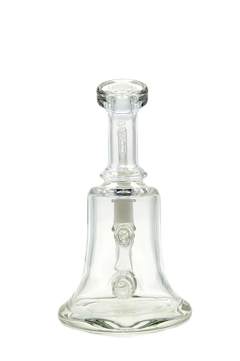 *CLEARANCE* - TAG - 6.5" Bent Neck Downward Super Slit Single Showerhead Dab Rig w/ Bellow Base 50x5MM (14MM Female) - Image 9
