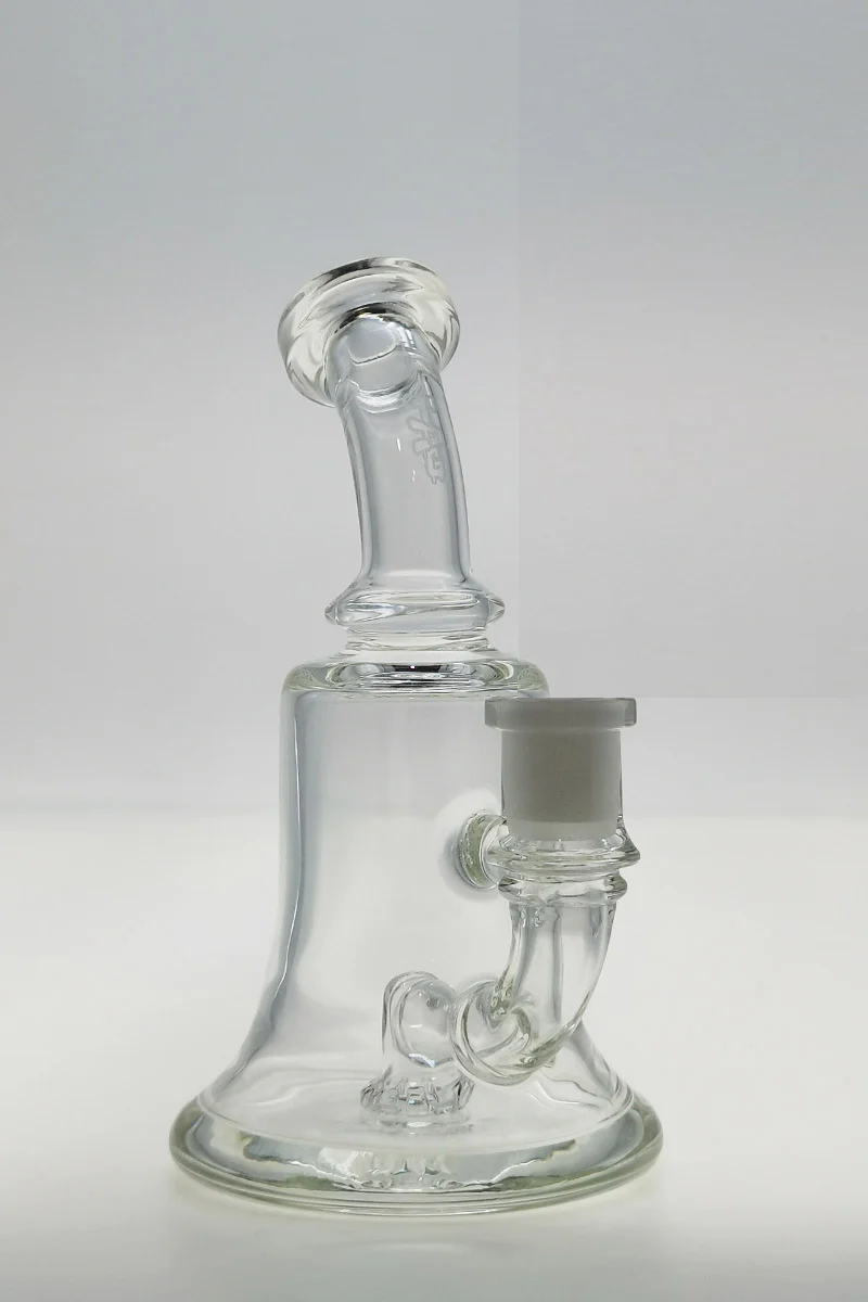 TAG - 6.5" Bent Neck Micro Bellow UFO Dab Rig w/ Bellow Base 50x5MM (14MM Female)