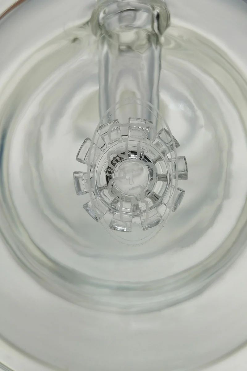 TAG - 6.5" Bent Neck Micro Bellow UFO Dab Rig w/ Bellow Base 50x5MM (14MM Female) - Image 12
