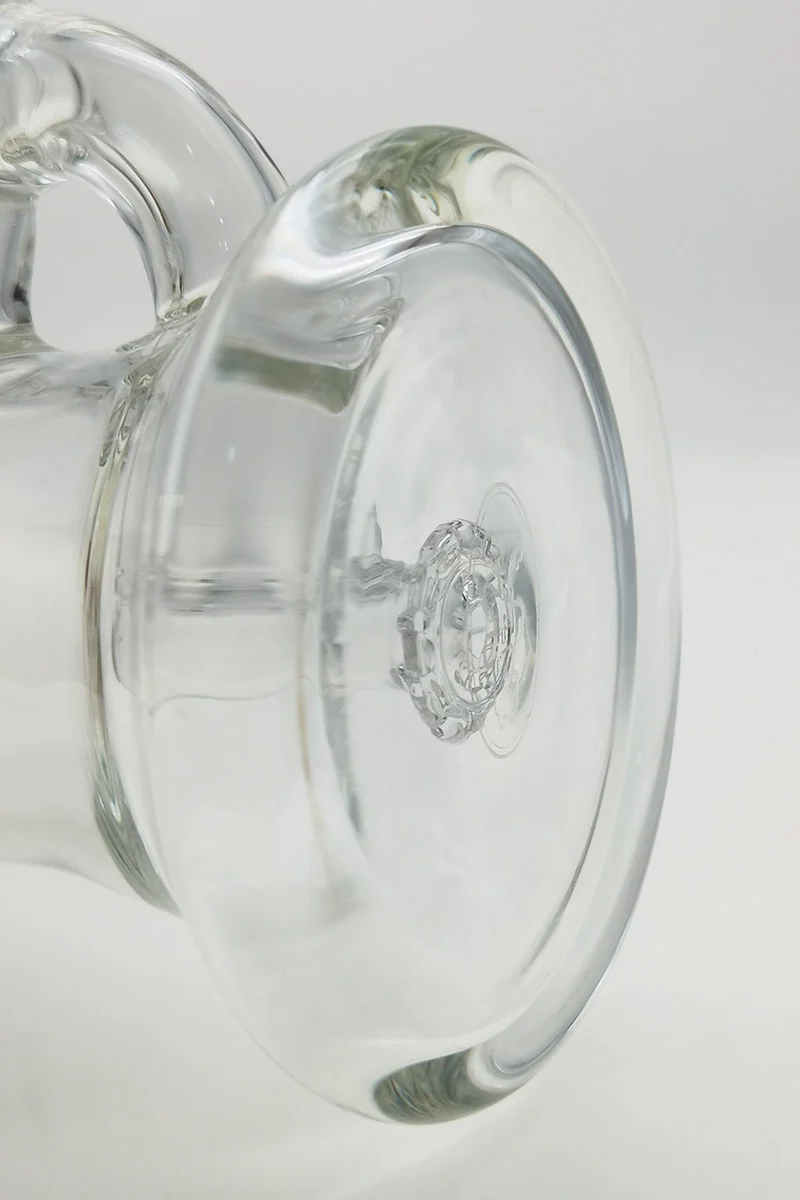 TAG - 6.5" Bent Neck Micro Bellow UFO Dab Rig w/ Bellow Base 50x5MM (14MM Female) - Image 13
