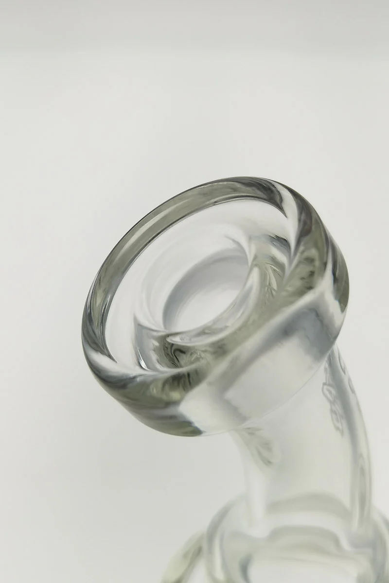 TAG - 6.5" Bent Neck Micro Bellow UFO Dab Rig w/ Bellow Base 50x5MM (14MM Female) - Image 3