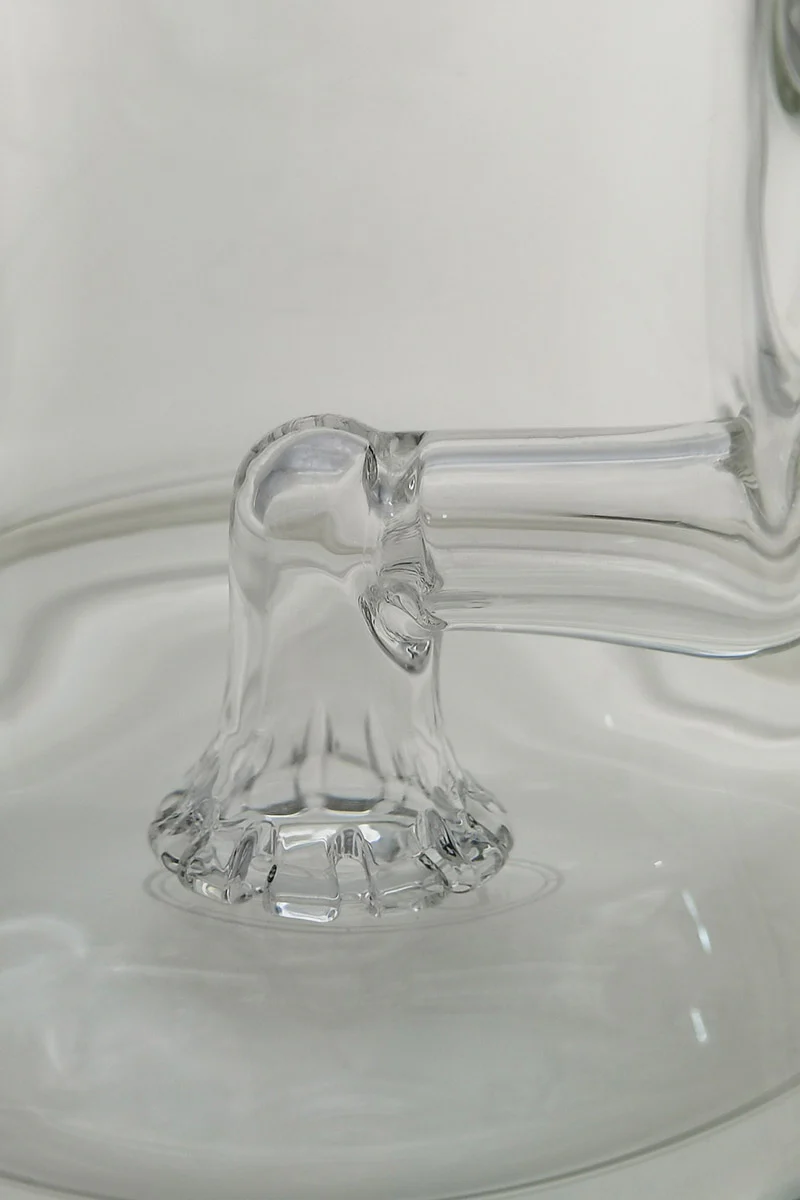 TAG - 6.5" Bent Neck Micro Bellow UFO Dab Rig w/ Bellow Base 50x5MM (14MM Female) - Image 9