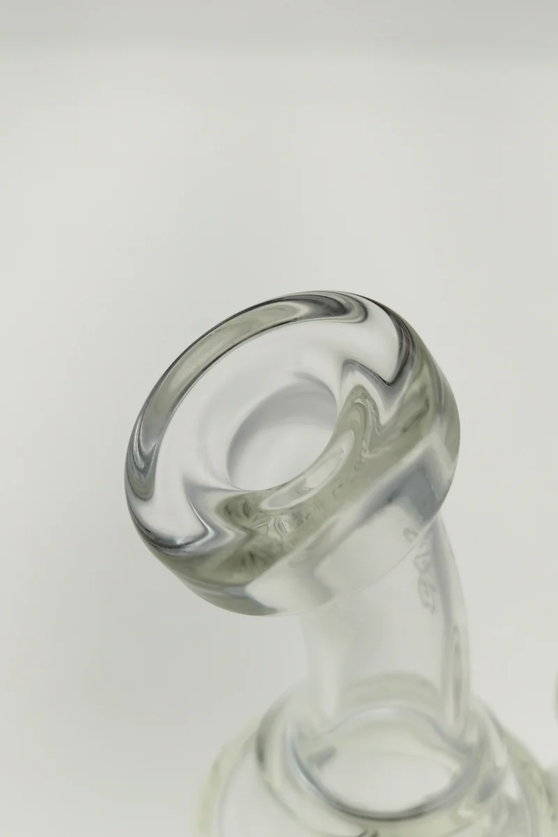 TAG - 6.5" Bent Neck Micro Puck Dab Rig w/ Bellow Base 50x5MM (14MM Female) - Image 5