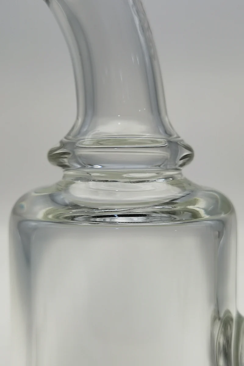 TAG - 6.5" Bent Neck Micro Puck Dab Rig w/ Bellow Base 50x5MM (14MM Female) - Image 9