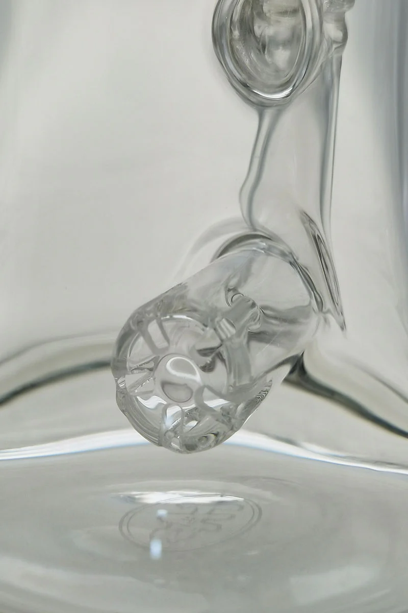 TAG - 6.5" Bent Neck Multiplying Single Showerhead Dab Rig w/ Bellow Base 50x5MM (14MM Female) - Image 11