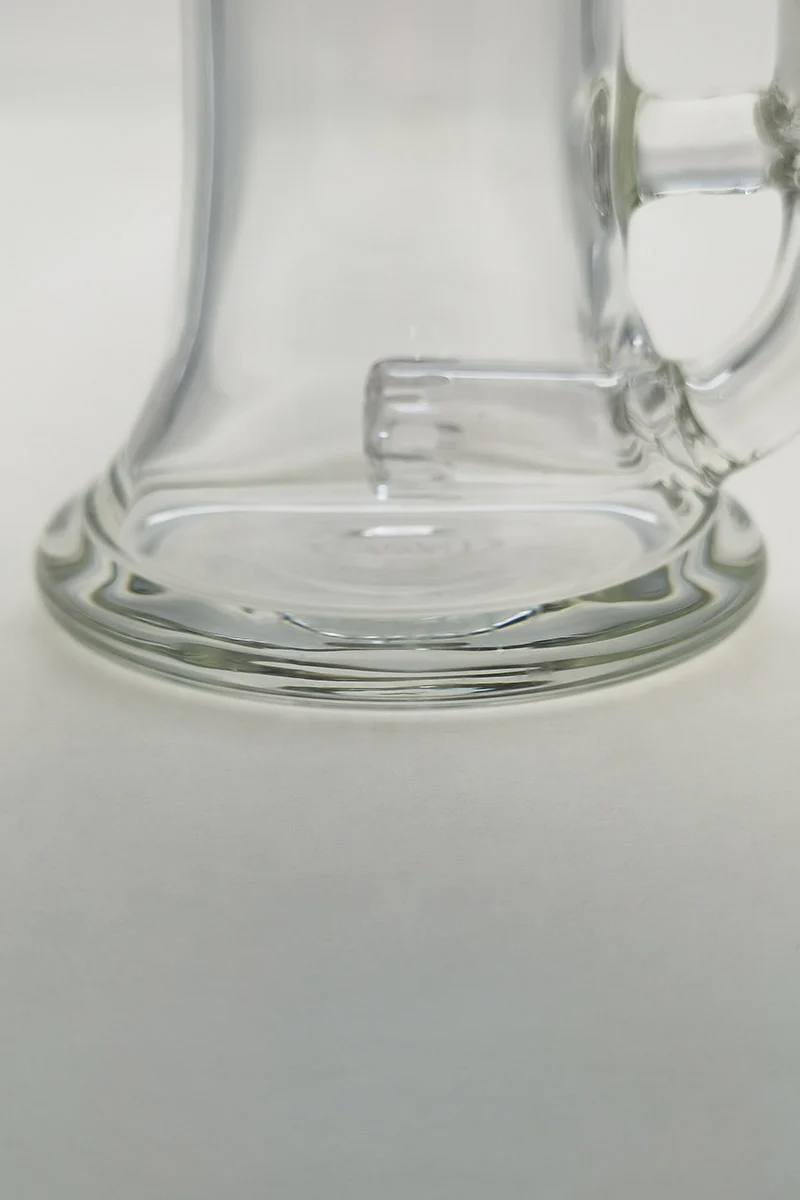 TAG - 6.5" Bent Neck Multiplying Single Showerhead Dab Rig w/ Bellow Base 50x5MM (14MM Female) - Image 13