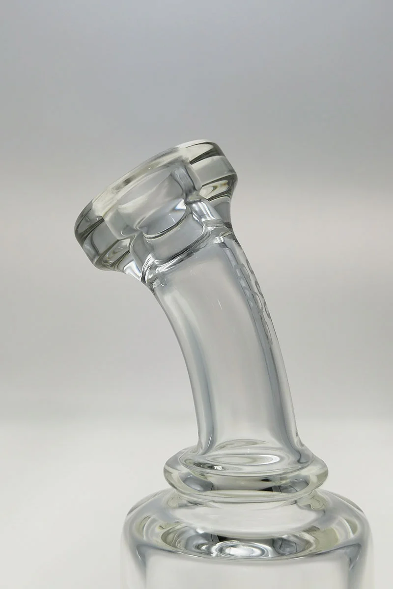 TAG - 6.5" Bent Neck Super Slit Single Showerhead Dab Rig w/ Bellow Base 50x5MM (14MM Female) - Image 10