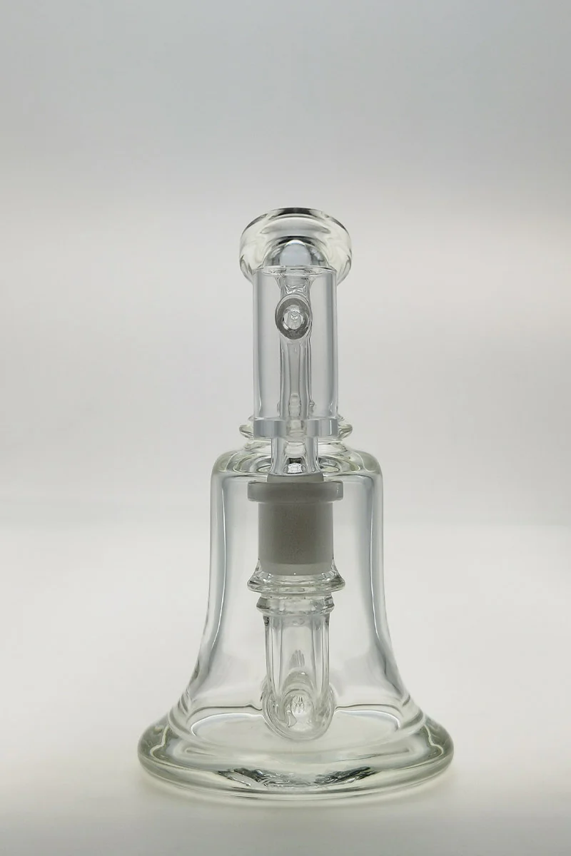 TAG - 6.5" Bent Neck Super Slit Single Showerhead Dab Rig w/ Bellow Base 50x5MM (14MM Female) - Image 5