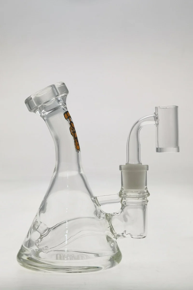 TAG - 6" Bent Neck Fixed Stem Beaker Bong (14MM Female)