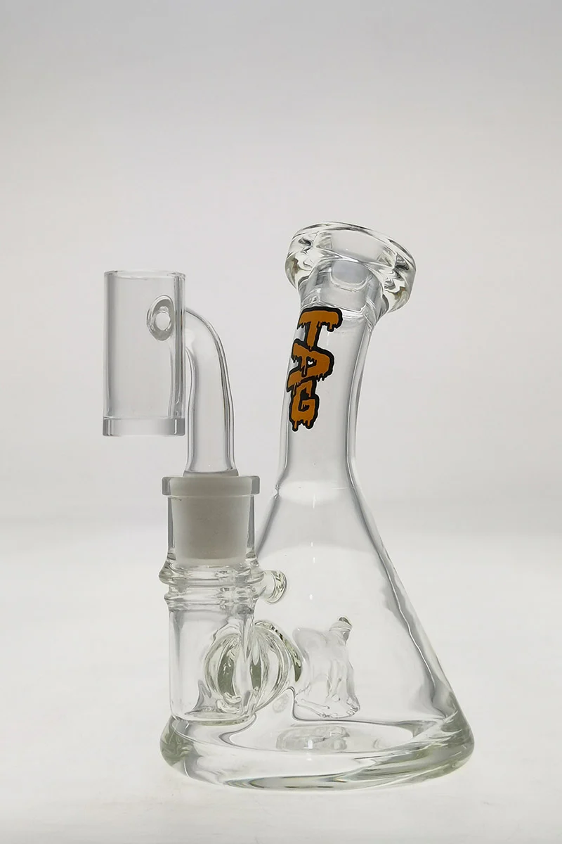 TAG - 6" Bent Neck Fixed Stem Beaker Bong (14MM Female) - Image 5