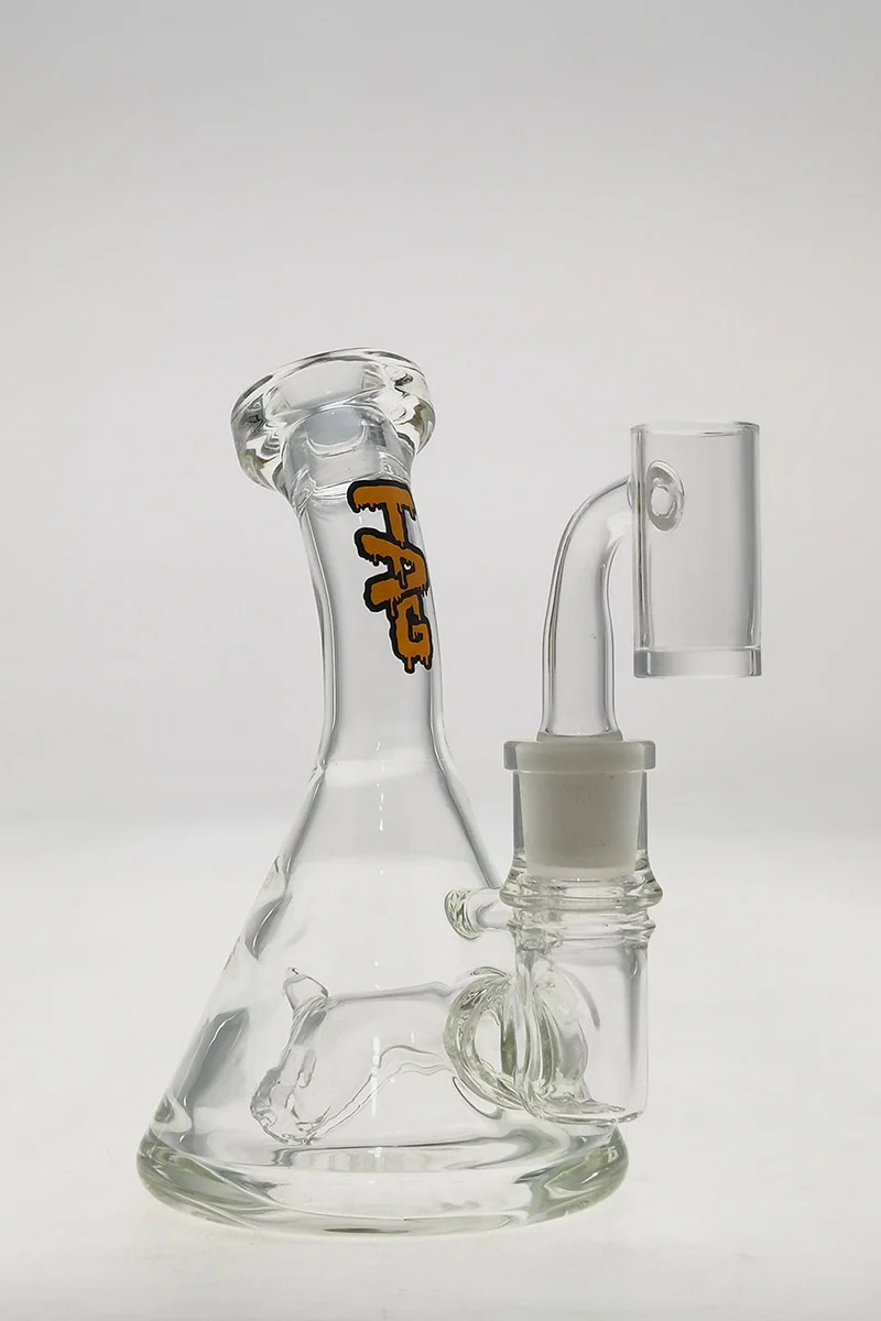 TAG - 6" Bent Neck Fixed Stem Beaker Bong (14MM Female) - Image 6