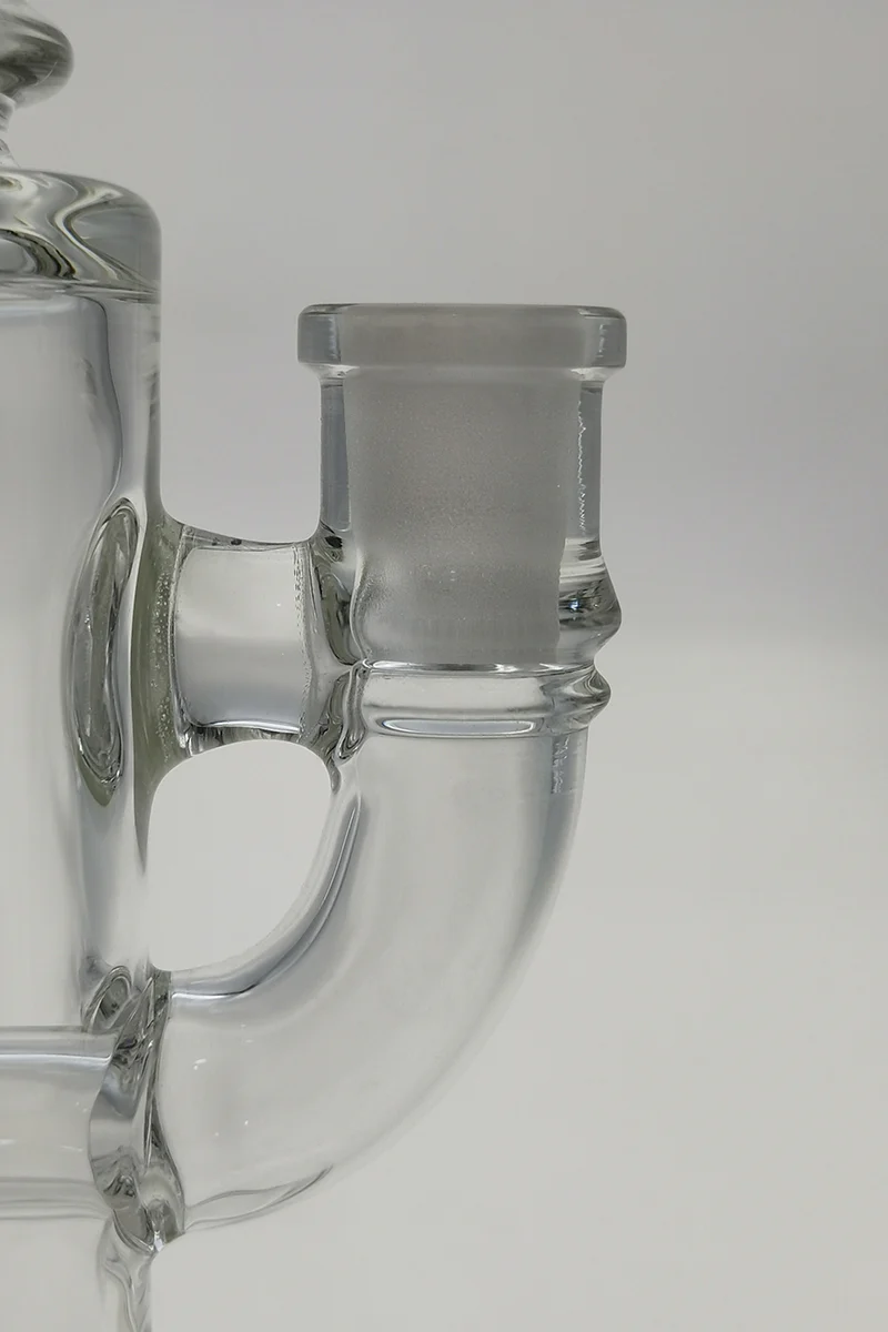 TAG - 6" Bent Neck Micro Bellow UFO Dab Rig 44x4MM (10MM Female) - Image 12