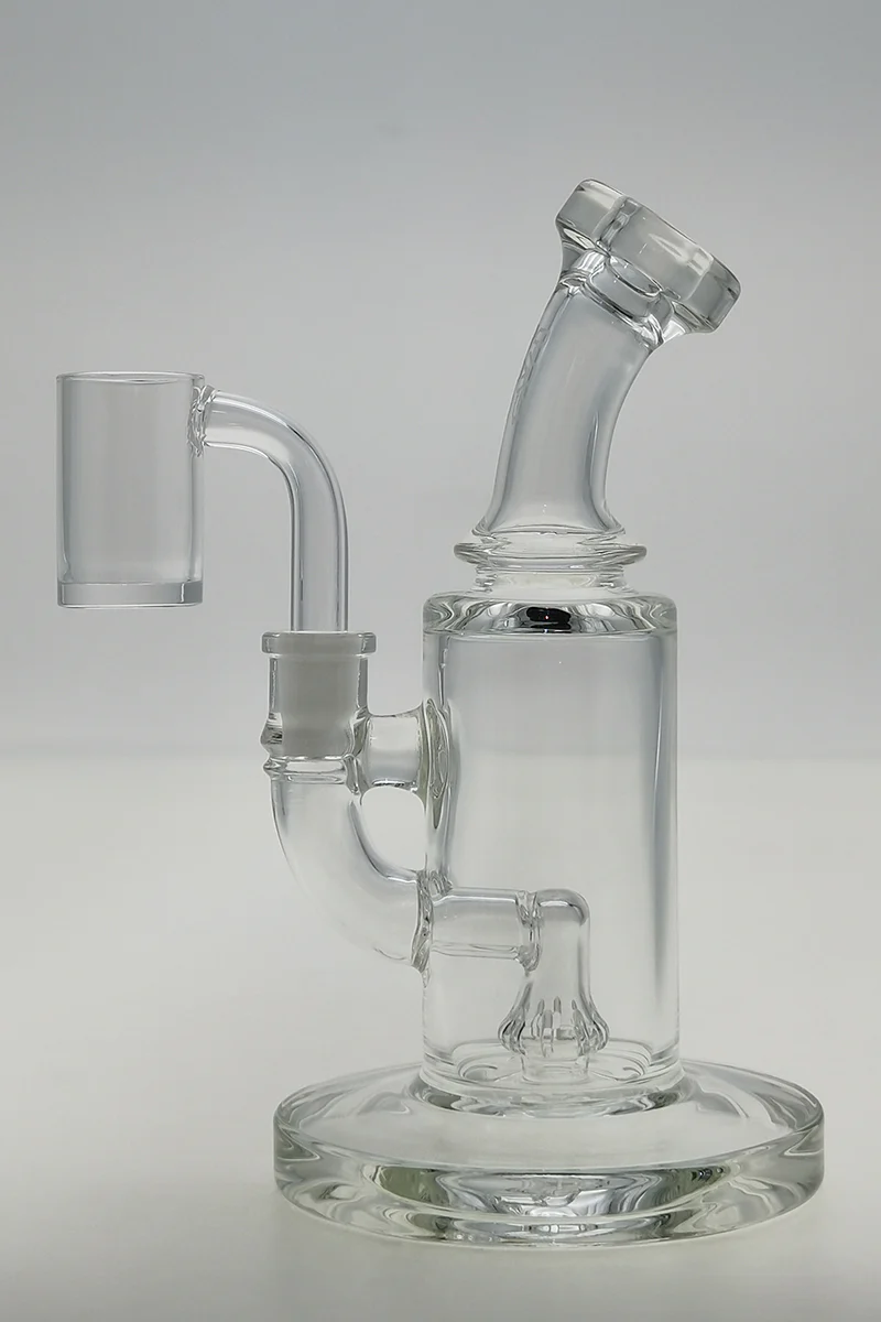 TAG - 6" Bent Neck Micro Bellow UFO Dab Rig 44x4MM (10MM Female) - Image 17