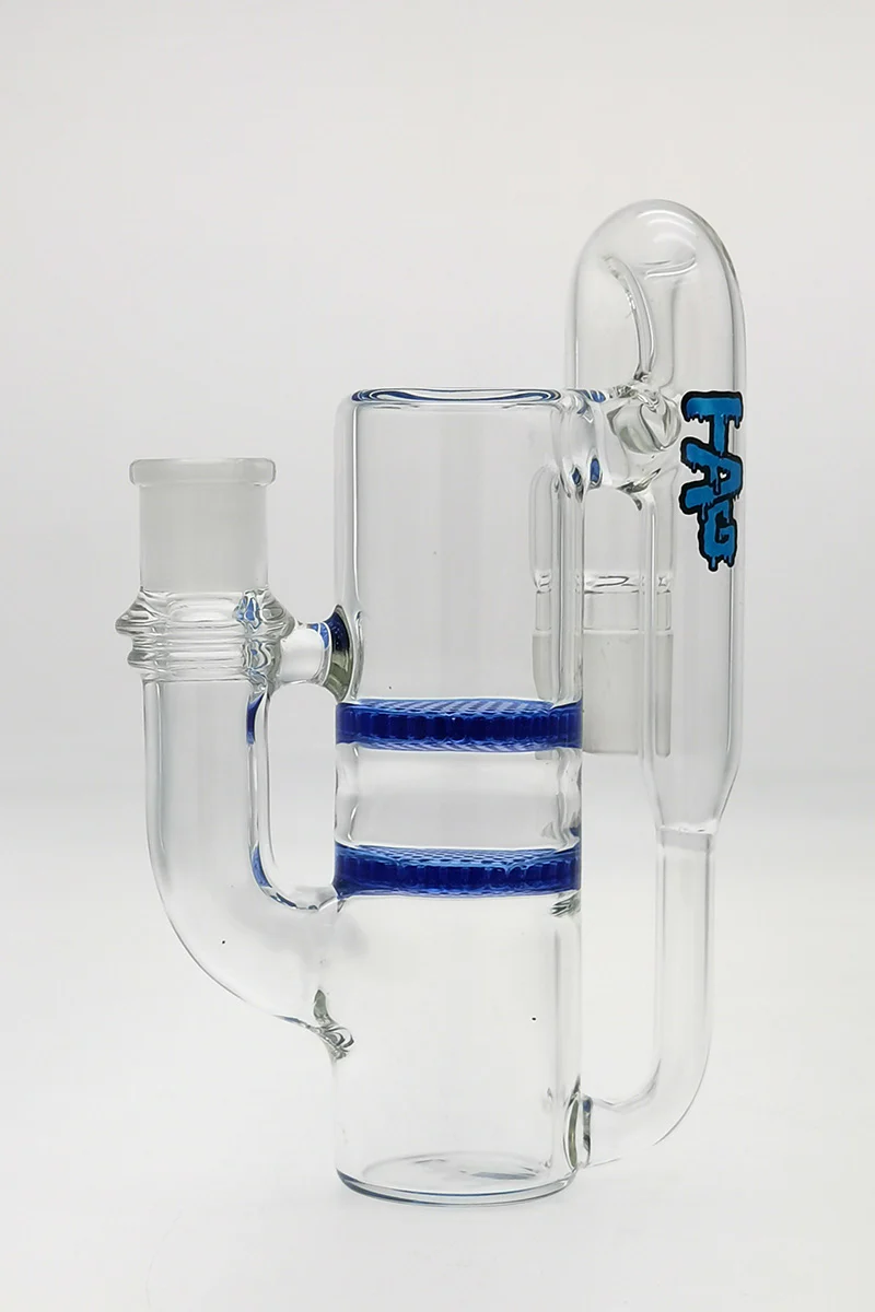 TAG - 8.25" Double Honeycomb Ash Catcher w/ Recycling E.C. 50x5MM (18MM Male to 18MM Female) - Image 5