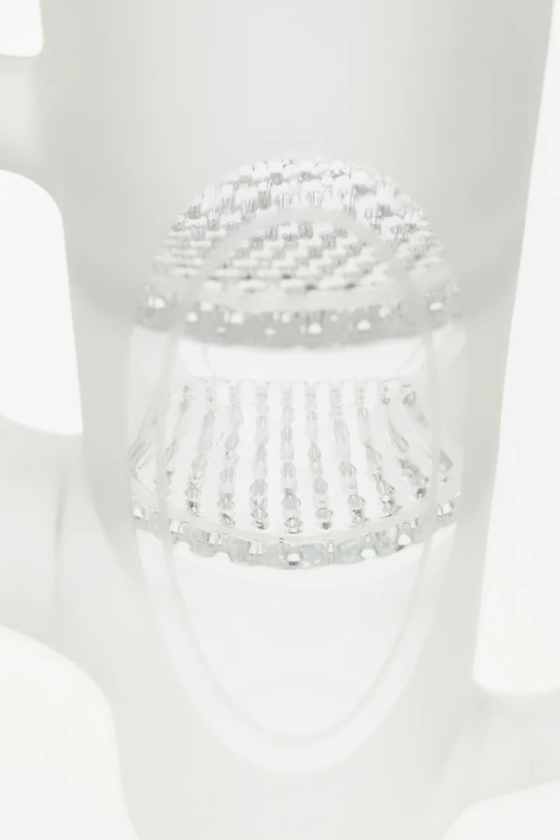TAG - 8.25" Double Honeycomb Ash Catcher w/ Recycling E.C. 50x5MM (18MM Male to 18MM Female) - Image 59