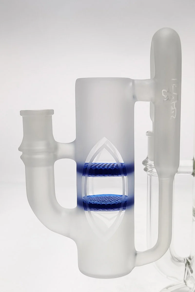 TAG - 8.25" Double Honeycomb Ash Catcher w/ Recycling E.C. 50x5MM (18MM Male to 18MM Female) - Image 86