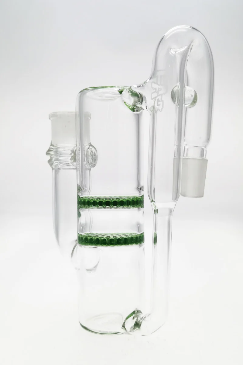 TAG - 8.25" Double Honeycomb Ash Catcher w/ Recycling E.C. 50x5MM (18MM Male to 18MM Female) - Image 95