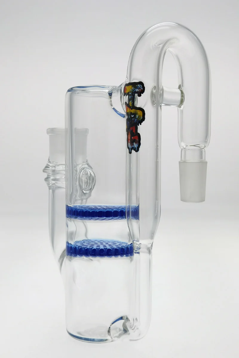 TAG - 8.25" Double Honeycomb Ash Catcher w/ Recycling E.C. 50x5MM (18MM Male to 18MM Female) - Image 96