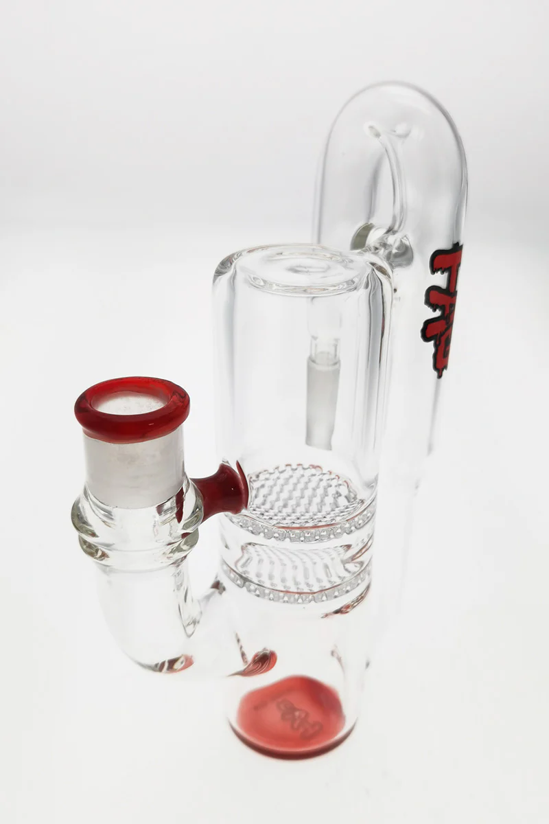 TAG - 8.25" Double Honeycomb Ash Catcher w/ Recycling E.C. 50x5MM (18MM Male to 18MM Female) - Image 99