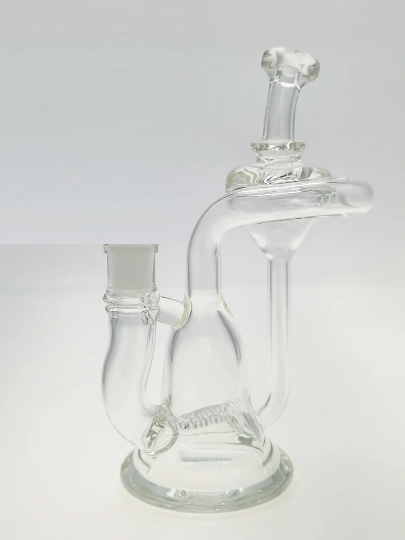 TAG - 8.25" Multiplying Inline Bellow Base Recycler Dab Rig 50x9MM (14MM Female) - Image 4