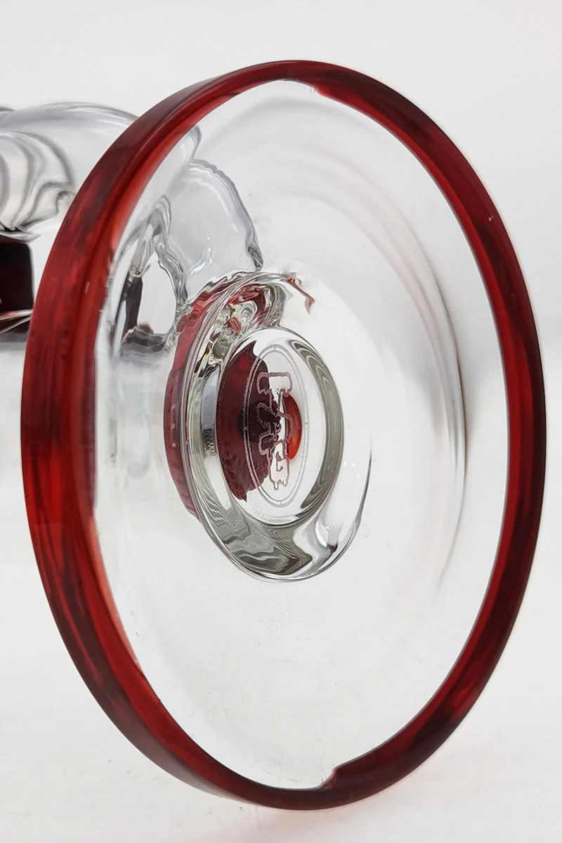 TAG - 7" Bent Neck Fixed Showerhead Puck Diffuser Dab Rig 44x4MM (14MM Female) - Image 103