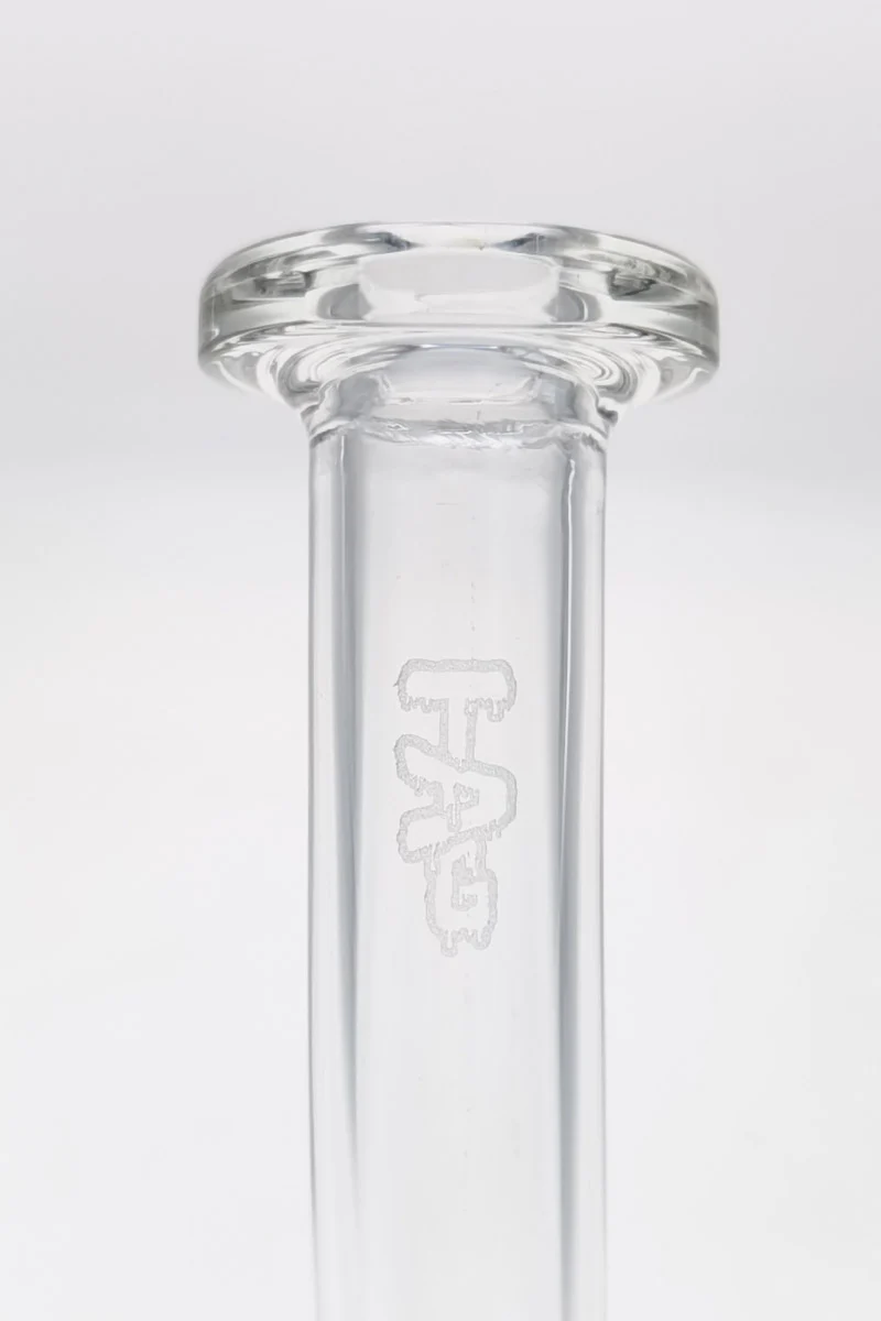 TAG - 7" Bent Neck Fixed Showerhead Puck Diffuser Dab Rig 44x4MM (14MM Female) - Image 122