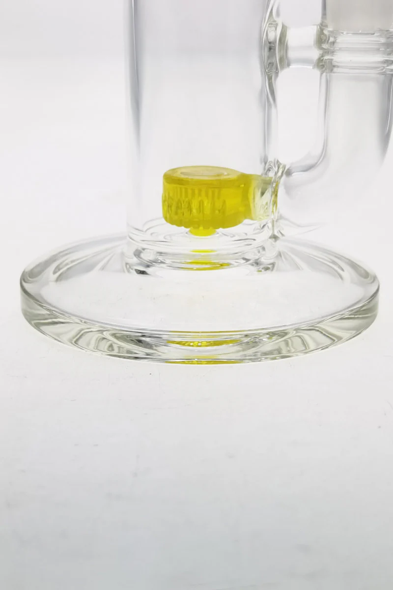 TAG - 7" Bent Neck Fixed Showerhead Puck Diffuser Dab Rig 44x4MM (14MM Female) - Image 127