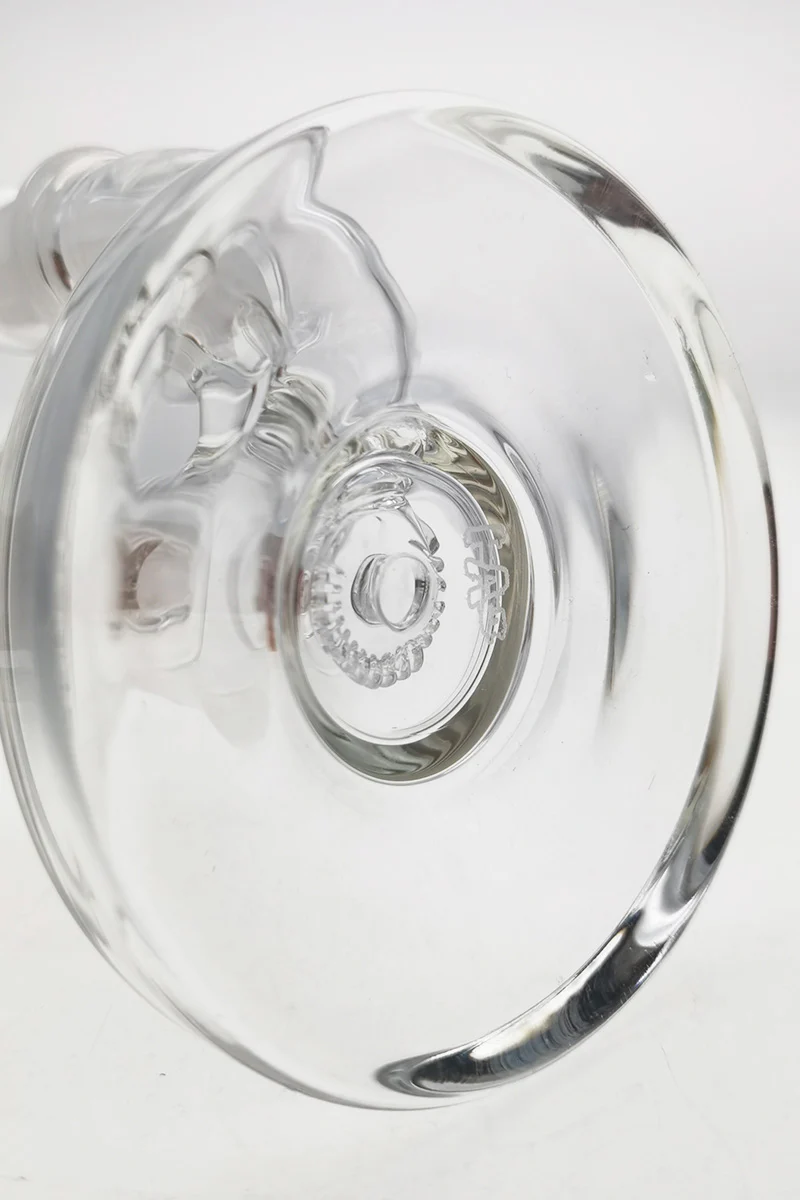TAG - 7" Bent Neck Fixed Showerhead Puck Diffuser Dab Rig 44x4MM (14MM Female) - Image 13