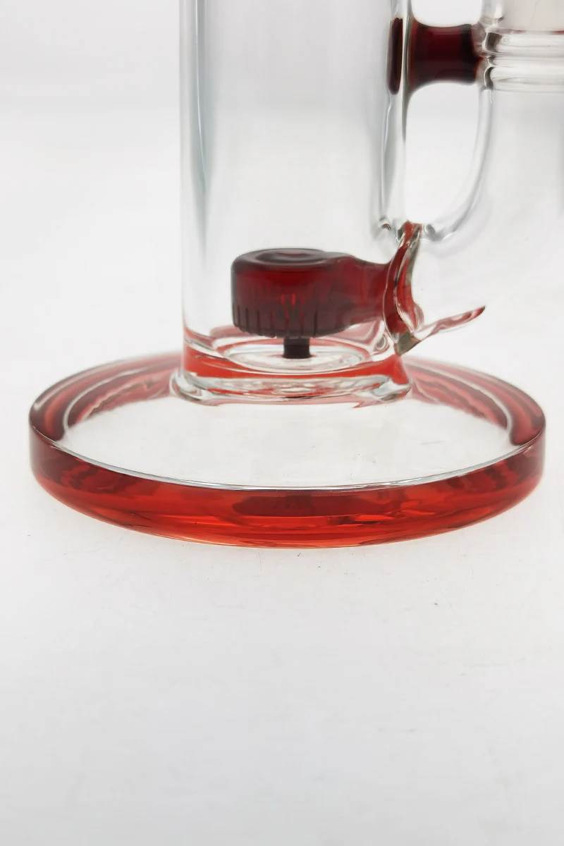 TAG - 7" Bent Neck Fixed Showerhead Puck Diffuser Dab Rig 44x4MM (14MM Female) - Image 142