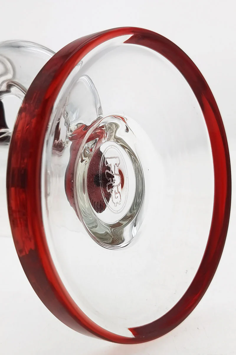 TAG - 7" Bent Neck Fixed Showerhead Puck Diffuser Dab Rig 44x4MM (14MM Female) - Image 144