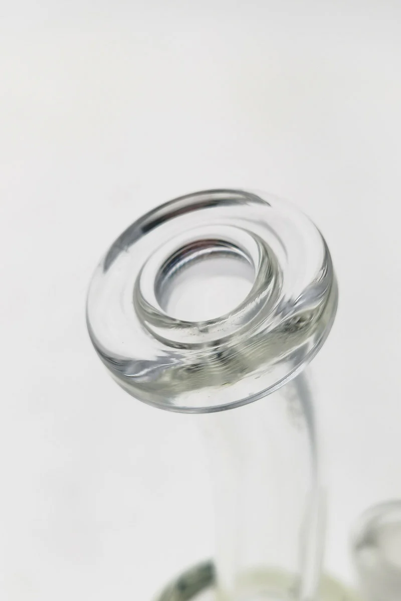 TAG - 7" Bent Neck Fixed Showerhead Puck Diffuser Dab Rig 44x4MM (14MM Female) - Image 150