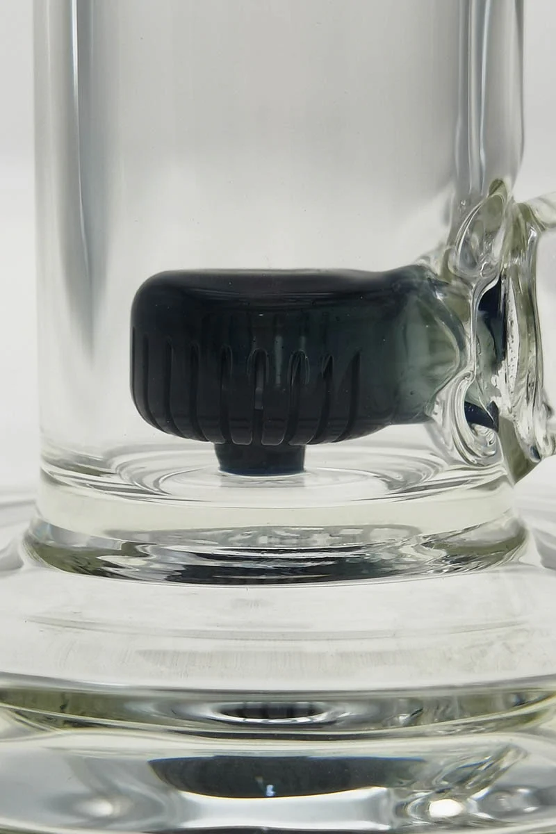 TAG - 7" Bent Neck Fixed Showerhead Puck Diffuser Dab Rig 44x4MM (14MM Female) - Image 153