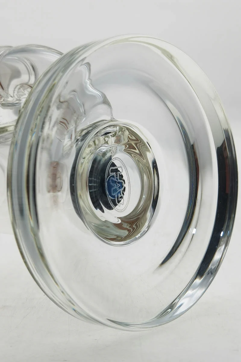 TAG - 7" Bent Neck Fixed Showerhead Puck Diffuser Dab Rig 44x4MM (14MM Female) - Image 158