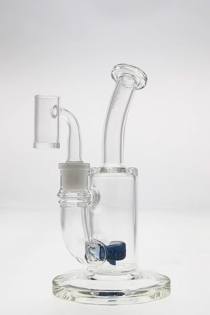 TAG - 7" Bent Neck Fixed Showerhead Puck Diffuser Dab Rig 44x4MM (14MM Female) - Image 19