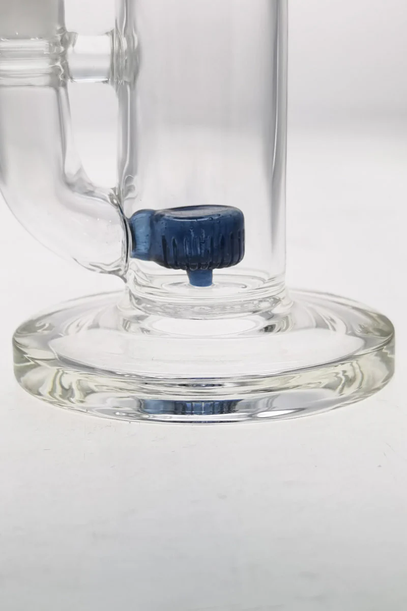 TAG - 7" Bent Neck Fixed Showerhead Puck Diffuser Dab Rig 44x4MM (14MM Female) - Image 27