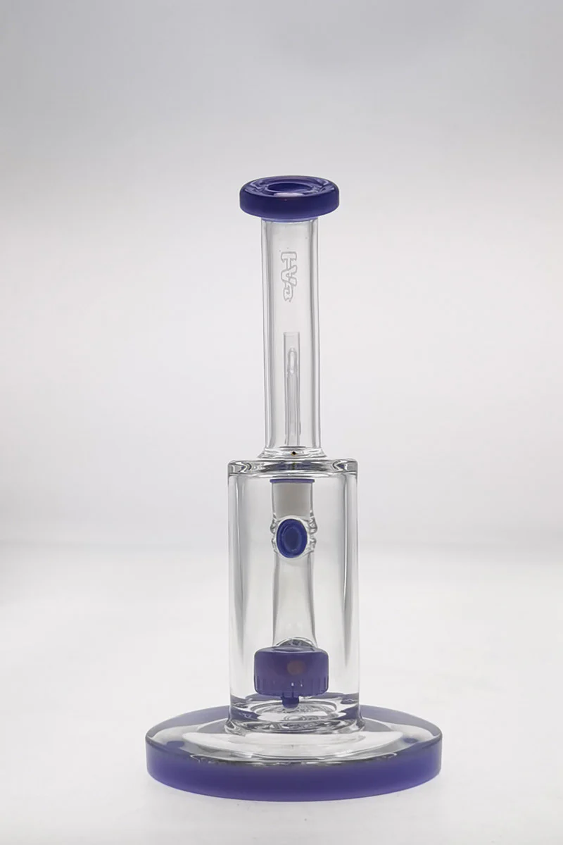 TAG - 7" Bent Neck Fixed Showerhead Puck Diffuser Dab Rig 44x4MM (14MM Female) - Image 33