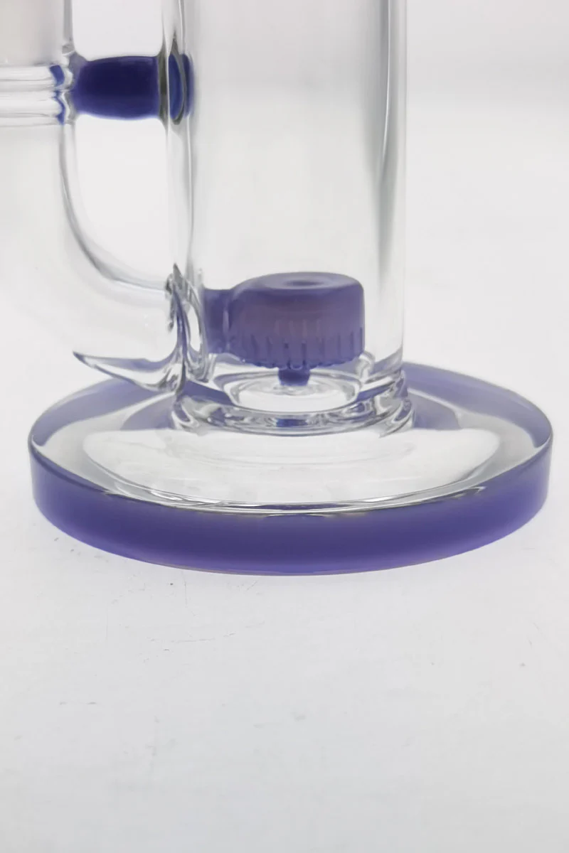 TAG - 7" Bent Neck Fixed Showerhead Puck Diffuser Dab Rig 44x4MM (14MM Female) - Image 42