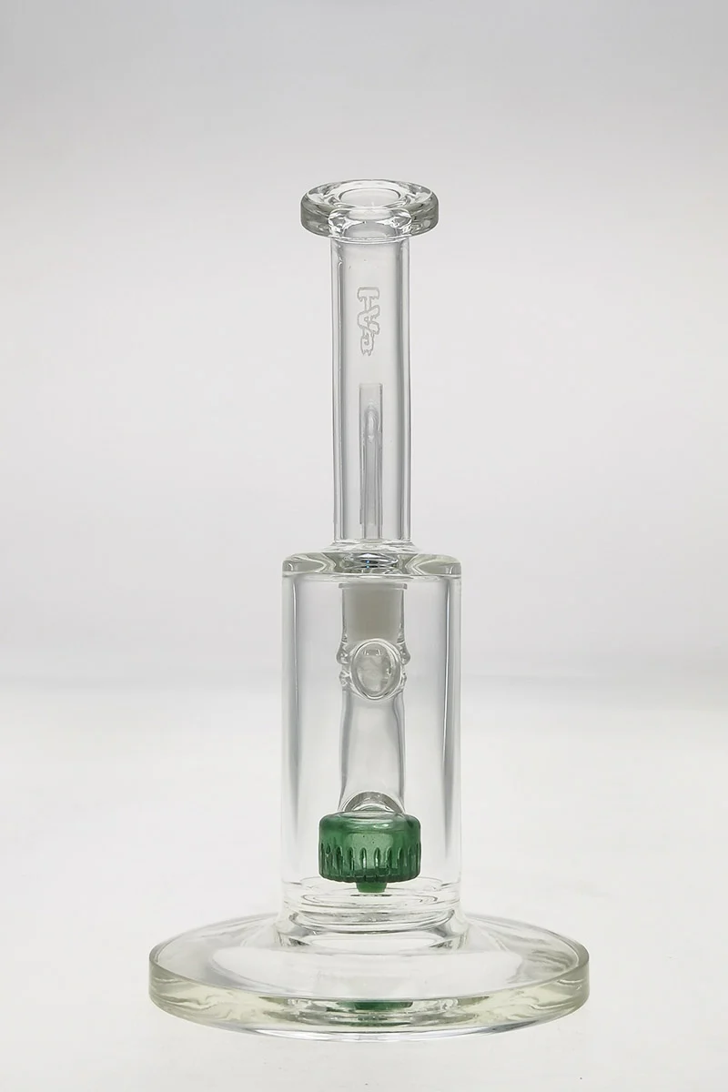 TAG - 7" Bent Neck Fixed Showerhead Puck Diffuser Dab Rig 44x4MM (14MM Female) - Image 48