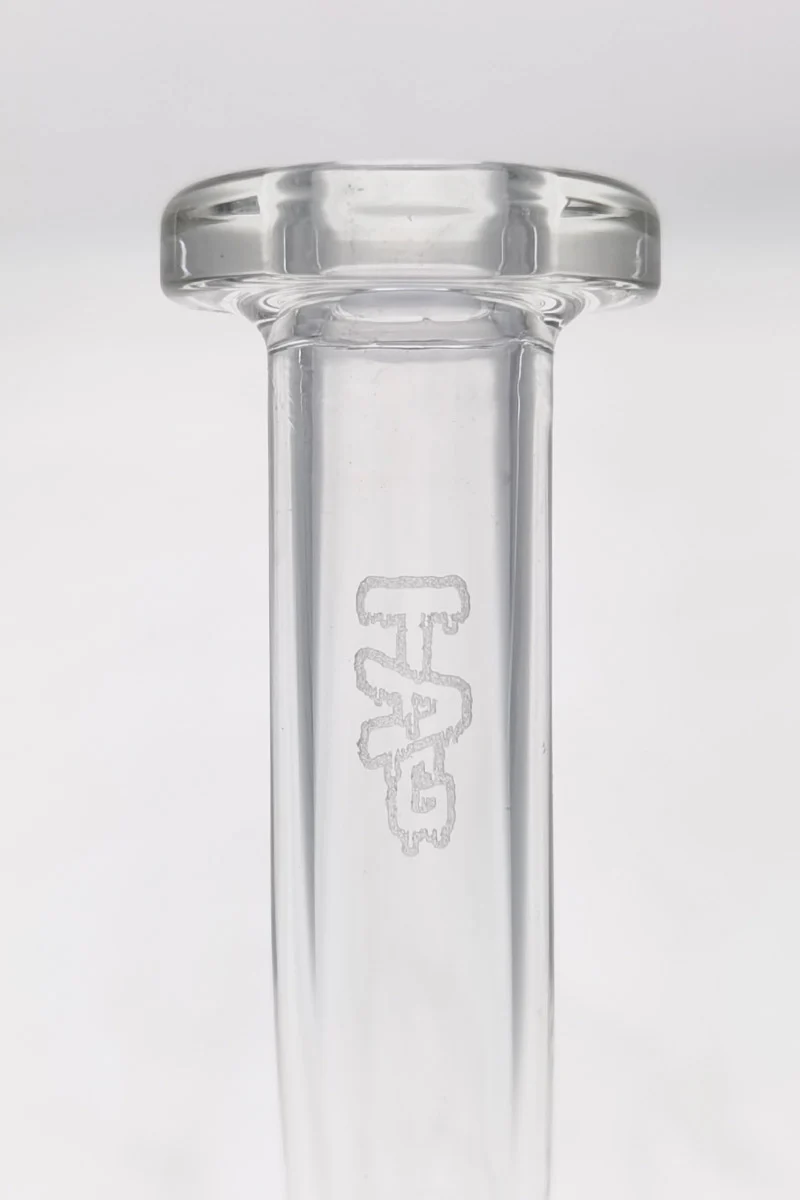 TAG - 7" Bent Neck Fixed Showerhead Puck Diffuser Dab Rig 44x4MM (14MM Female) - Image 52