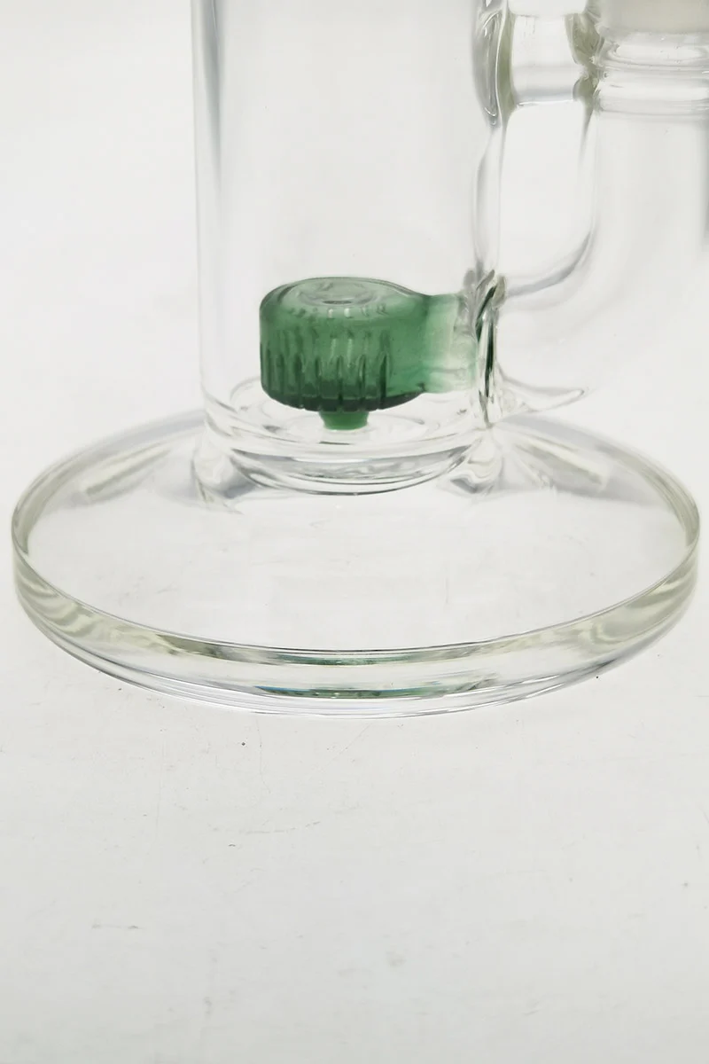 TAG - 7" Bent Neck Fixed Showerhead Puck Diffuser Dab Rig 44x4MM (14MM Female) - Image 57
