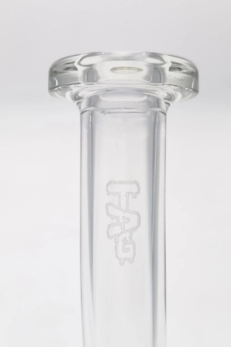 TAG - 7" Bent Neck Fixed Showerhead Puck Diffuser Dab Rig 44x4MM (14MM Female) - Image 67