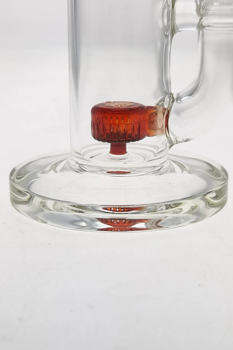 TAG - 7" Bent Neck Fixed Showerhead Puck Diffuser Dab Rig 44x4MM (14MM Female) - Image 72