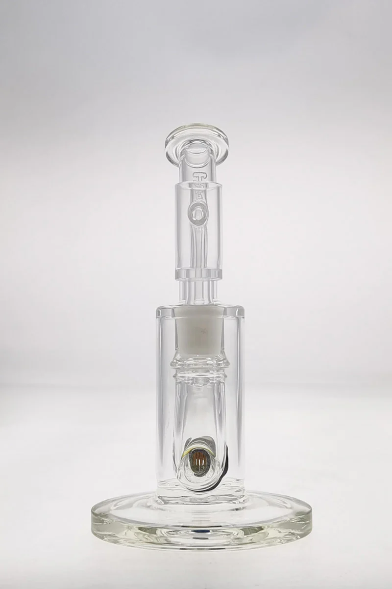 TAG - 7" Bent Neck Fixed Showerhead Puck Diffuser Dab Rig 44x4MM (14MM Female) - Image 76