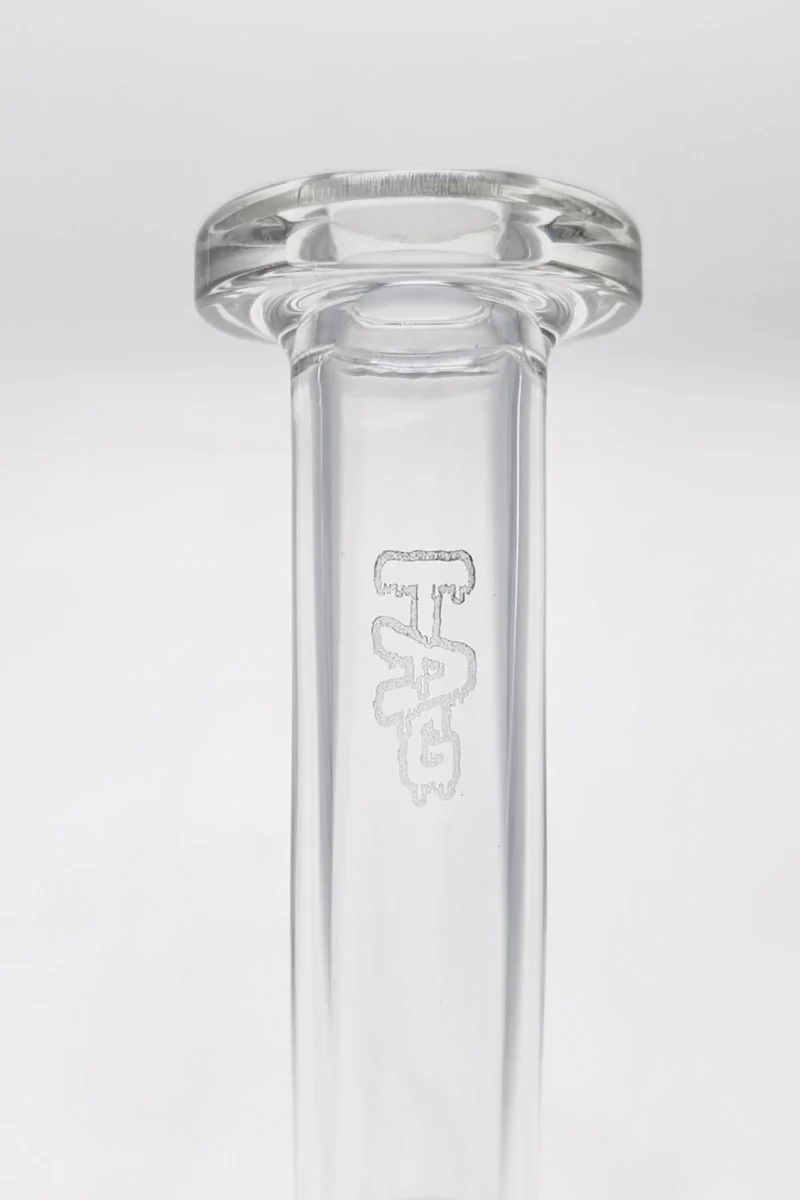 TAG - 7" Bent Neck Fixed Showerhead Puck Diffuser Dab Rig 44x4MM (14MM Female) - Image 82