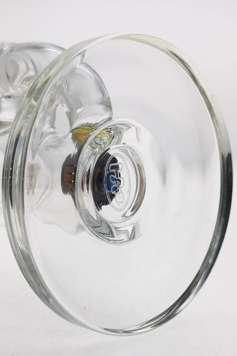 TAG - 7" Bent Neck Fixed Showerhead Puck Diffuser Dab Rig 44x4MM (14MM Female) - Image 88