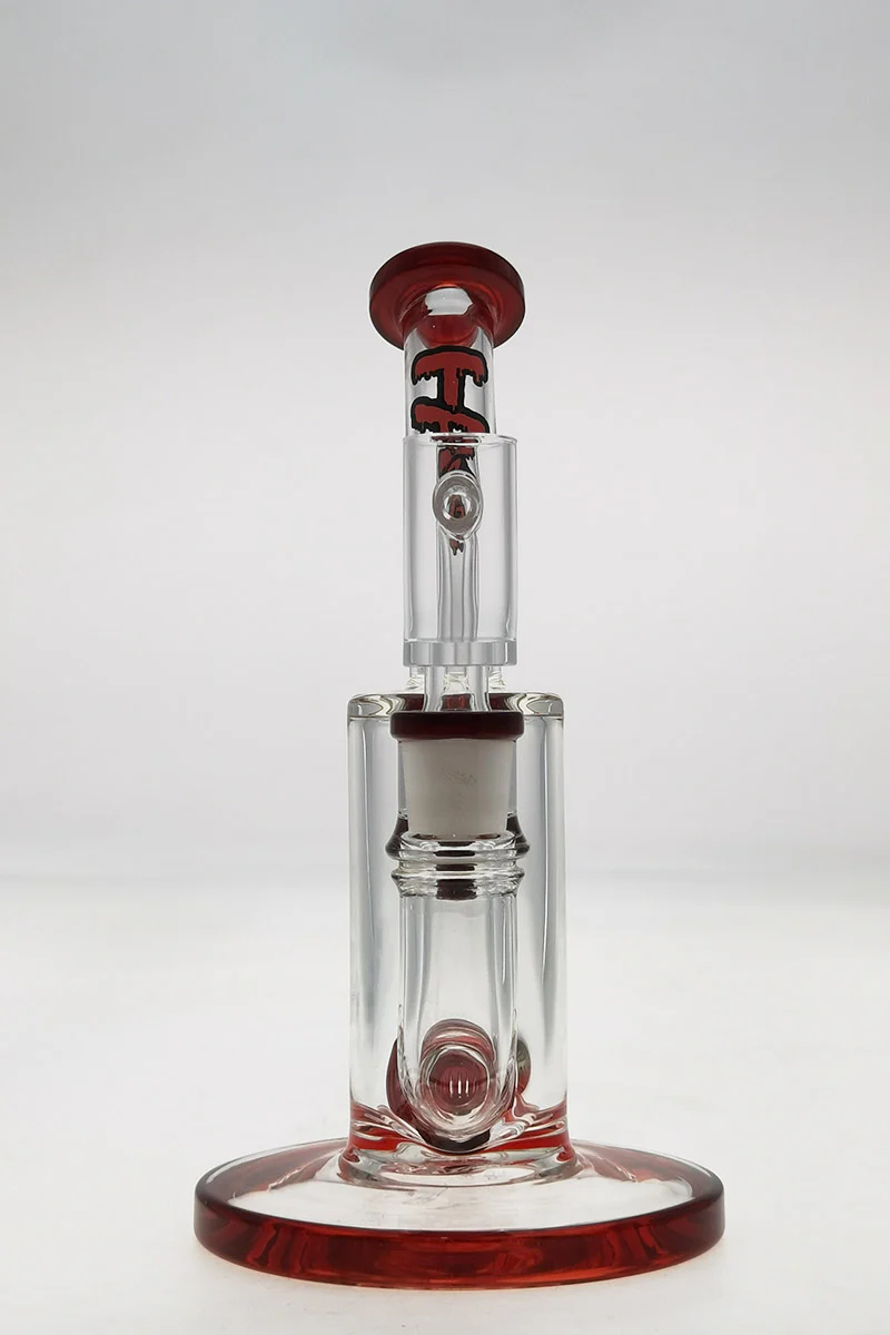 TAG - 7" Bent Neck Fixed Showerhead Puck Diffuser Dab Rig 44x4MM (14MM Female) - Image 90
