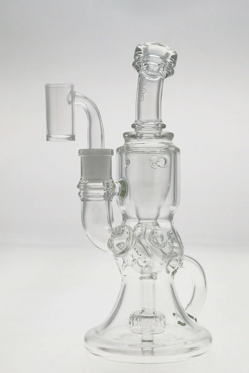 TAG - 9.5" Faberge Egg Klein Recycler Dab Rig With Bellow Base (14MM Female) - Image 3